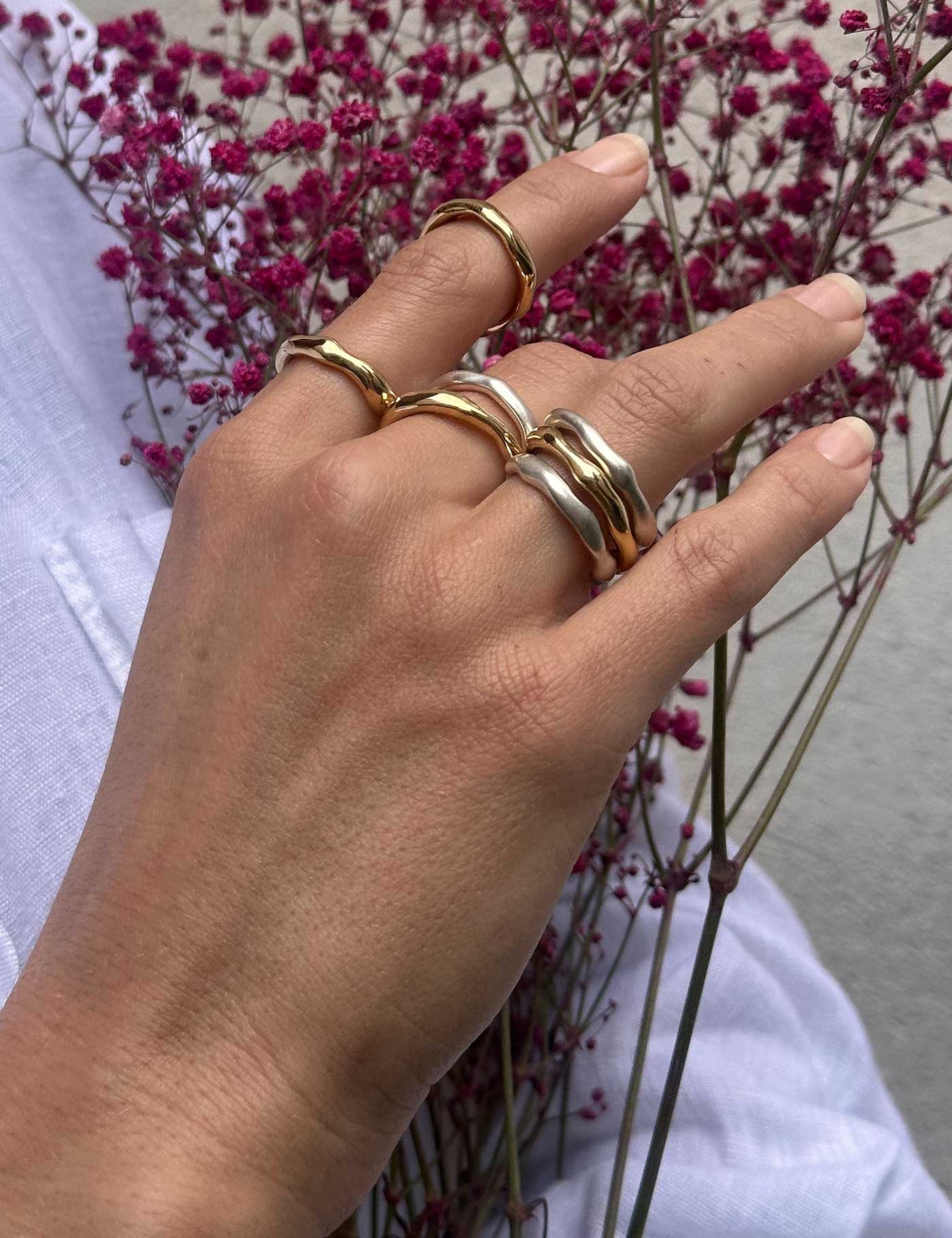 Bague AQUA - Plaqué or