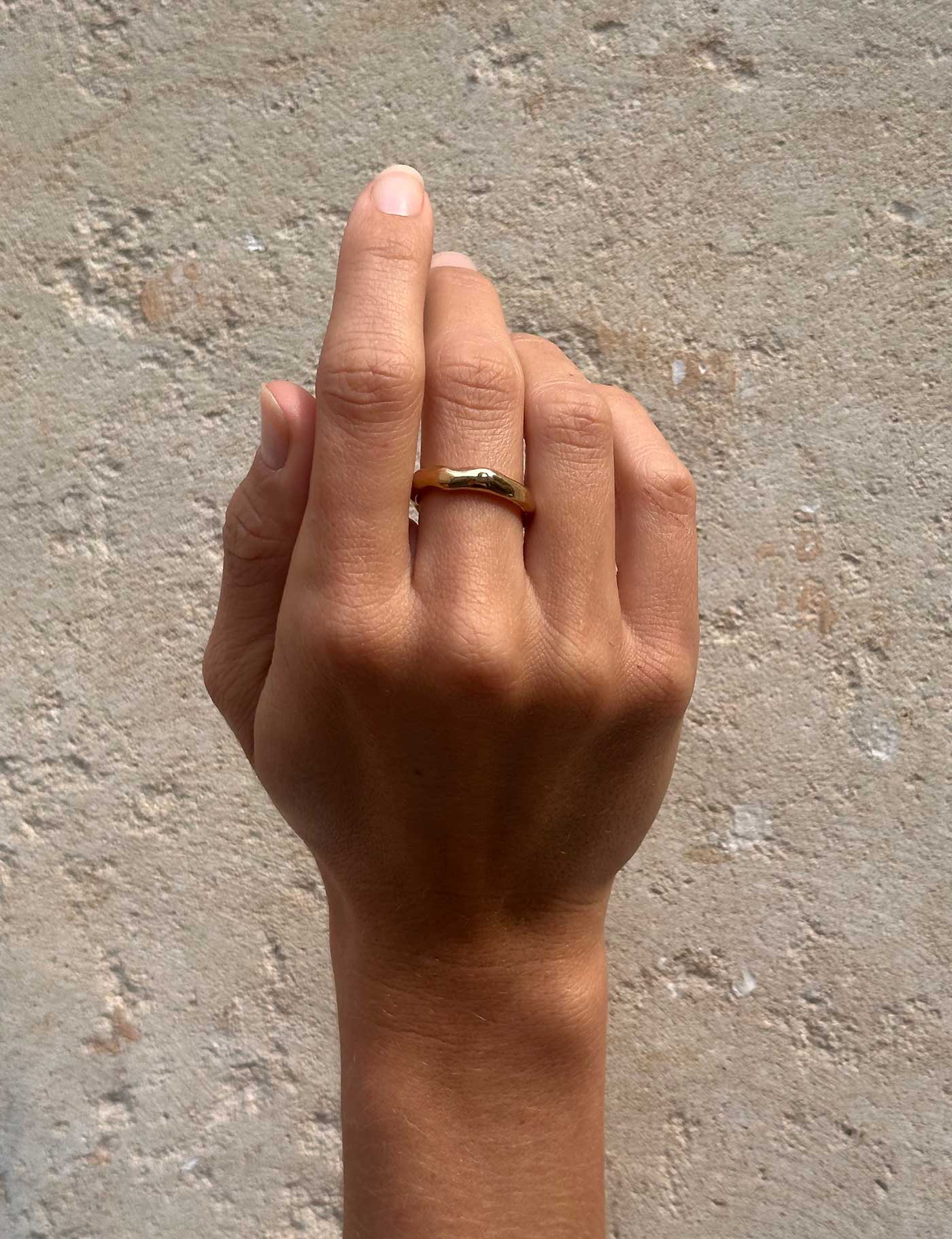 Bague AQUA - Plaqué or