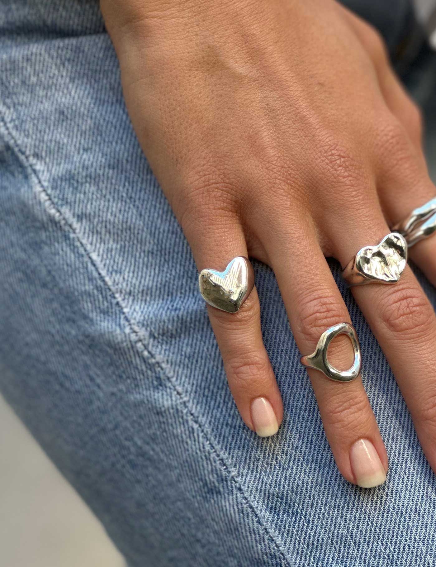 Bague coeur SOURCE - Argent 925