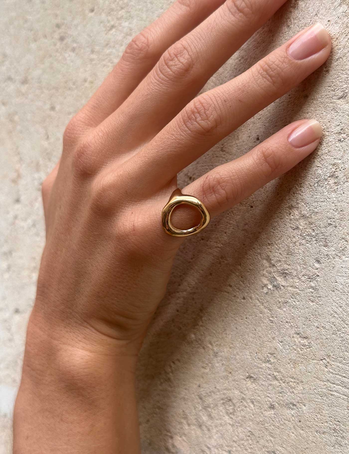 Bague ÎLOT - Plaqué or